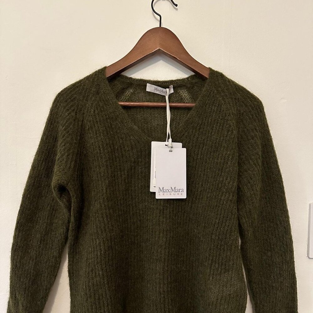 MaxMara Leisure - Maglia Sweater - Jersey V-Neck Sweater